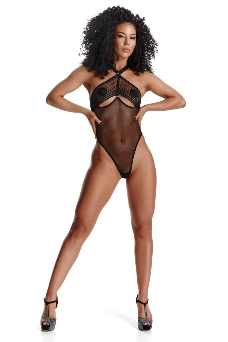 schwarzer Body LXJimena001 von Demoniq LadyX schwarzer Body LXJimena001 von Demoniq LadyX